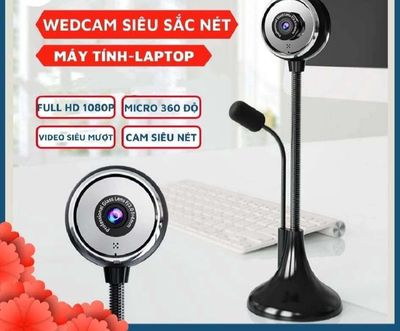 Webcam lấy nét thủ công 1080p có micro