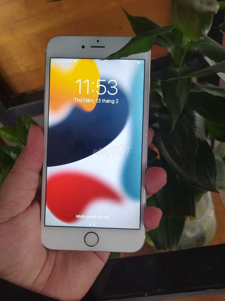 iPhone 6s plus 32 ios 15 ko vân tay chua chai êm