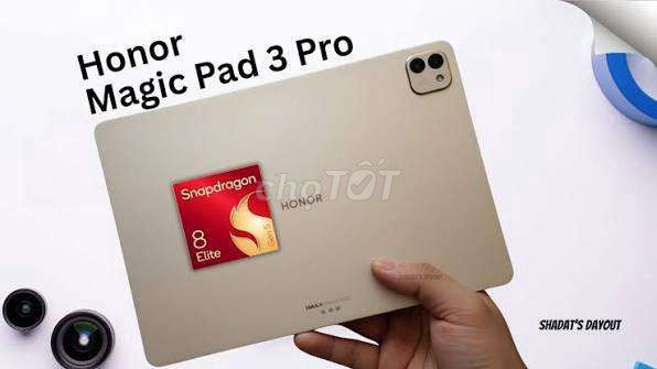 Honor Magic Pad 3 Pro 13.2 inch 12GB/512GB Vàng. Mua bán Máy tính bảng tại Quận Cái Răng Cần Thơ được đăng bởi Direction MTC hình 1