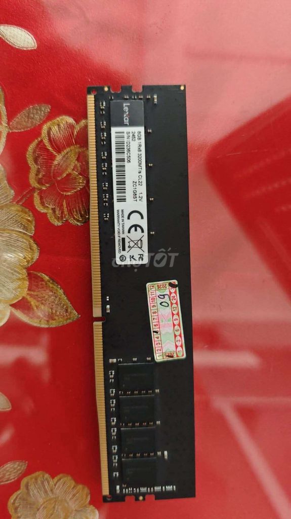 RAM Lexar 8GB 3200MT/s Đài Loan. Mua bán Linh kiện (RAM, Card...) tại Huyện Gio Linh Quảng Trị được đăng bởi Trần Gia Bảo hình 1