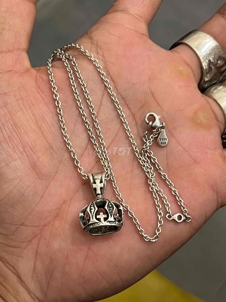 Bộ dây chuyền chuẩn hãg Pandora mặt Cross Noel