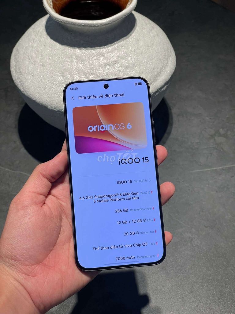 Vivo IQOO 15 giao lưu. Mua bán Điện thoại tại Huyện Củ Chi Tp Hồ Chí Minh được đăng bởi Phong  hình 1