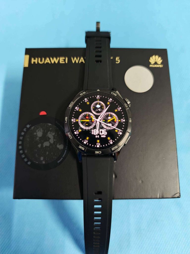 Huawei GT5 Đen 46mm 99%. Mua bán Thiết bị đeo thông minh tại Huyện Gia Lâm Hà Nội được đăng bởi Nhật Hải hình 1