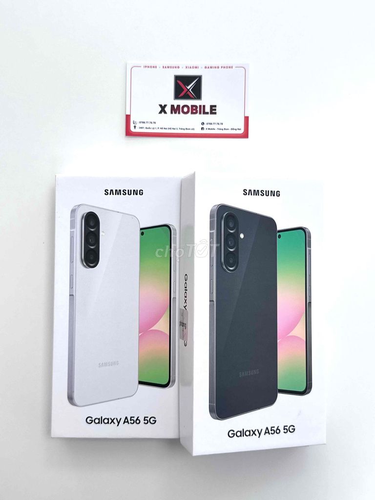 SAMSUNG A56 8/128GB NEWSEAL 5G 2S BẢN VN CỰC XỊN. Mua bán Điện thoại tại Huyện Trảng Bom Đồng Nai được đăng bởi X Mobile Trảng Bom hình 1