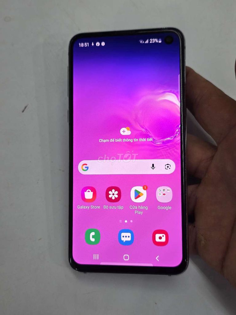 Samsung Galaxy S10e 128GB Xanh. Mua bán Điện thoại tại Quận Cầu Giấy Hà Nội được đăng bởi chú Hùng 60t 163HQV hình 1