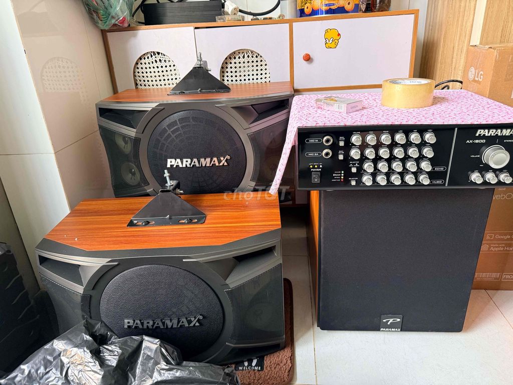 Dàn karaoke Paramax AX-1800 AX-1200. Mua bán Tivi, Âm thanh tại Huyện Hóc Môn Tp Hồ Chí Minh được đăng bởi Tin Phạm hình 1