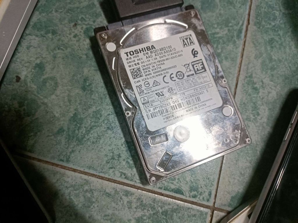 Ổ cứng HDD Toshiba 1TB Box di động 100%. Mua bán Linh kiện (RAM, Card...) tại Quận Gò Vấp Tp Hồ Chí Minh được đăng bởi nguyen nguyen hình 1