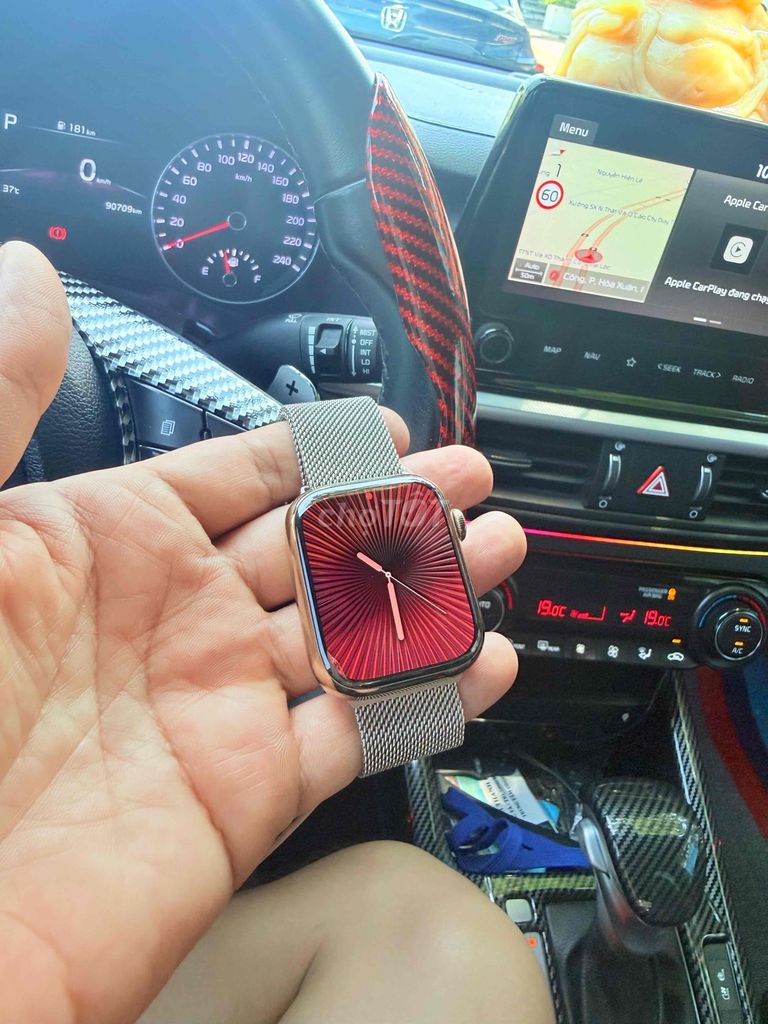 Apple Watch S7 Thép gold esim độc lập. Mua bán Thiết bị đeo thông minh tại Quận Cẩm Lệ Đà Nẵng được đăng bởi Anh Xuân hình 1