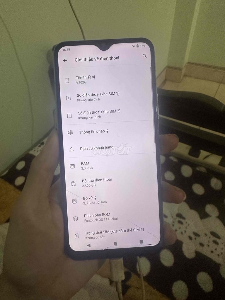 Vivo Y20 32GB Tím nhạt. Mua bán Điện thoại tại Huyện Bình Xuyên Vĩnh Phúc được đăng bởi Nguyễn Duy Công hình 1