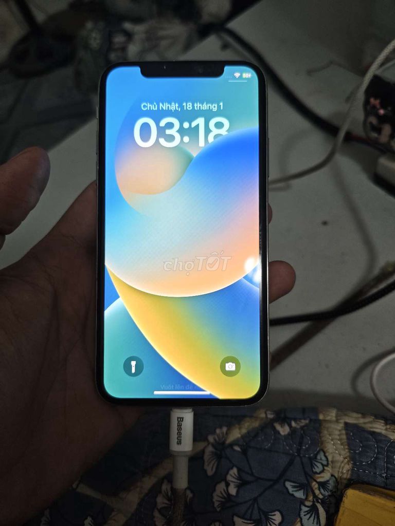 Apple iPhone X 256GB Bạc Đã qua sử dụng. Mua bán Điện thoại tại Quận Ba Đình Hà Nội được đăng bởi Phan Minh Ngọc hình 1