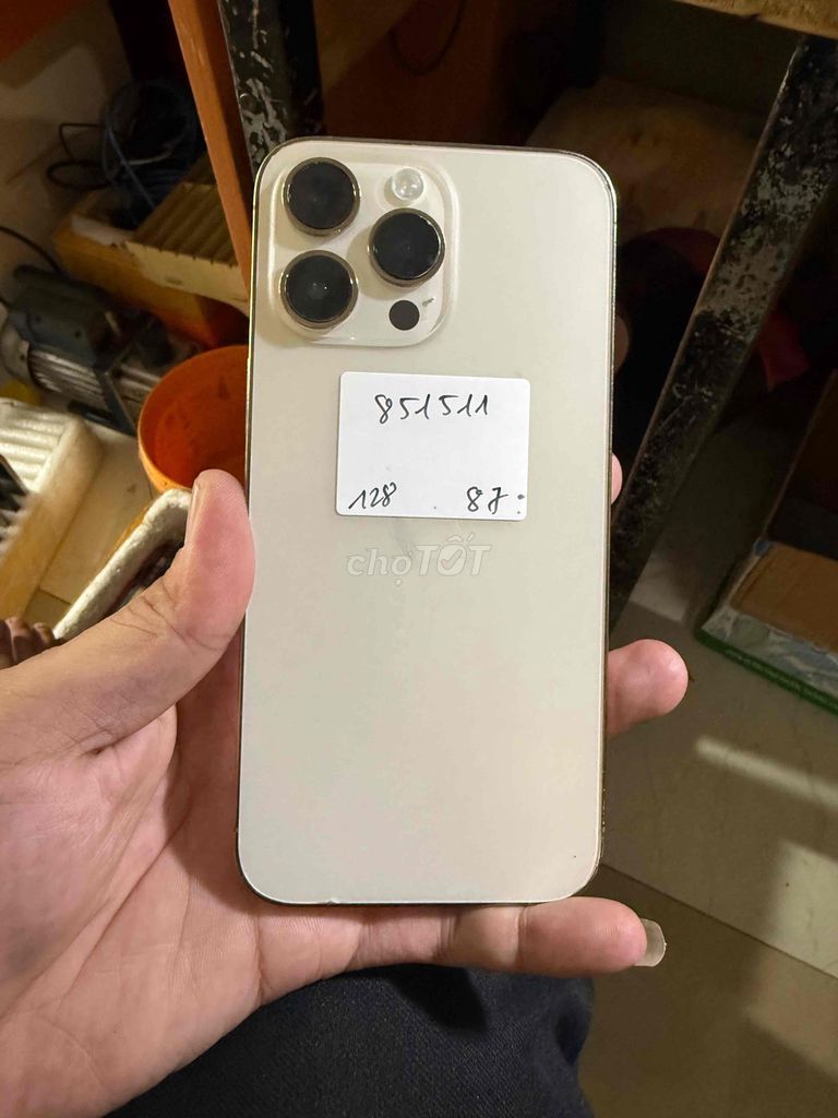 Apple iPhone 14 Pro Max 128GB Vàng Đã sử dụng. Mua bán Điện thoại tại Thành phố Thuận An Bình Dương được đăng bởi Tên chưa cung cấp hình 1