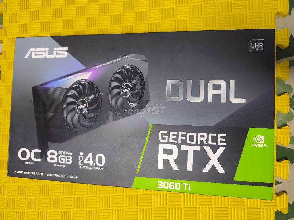 Card màn hình asus 3060ti 8g ddr6 zin đẹp fullbox