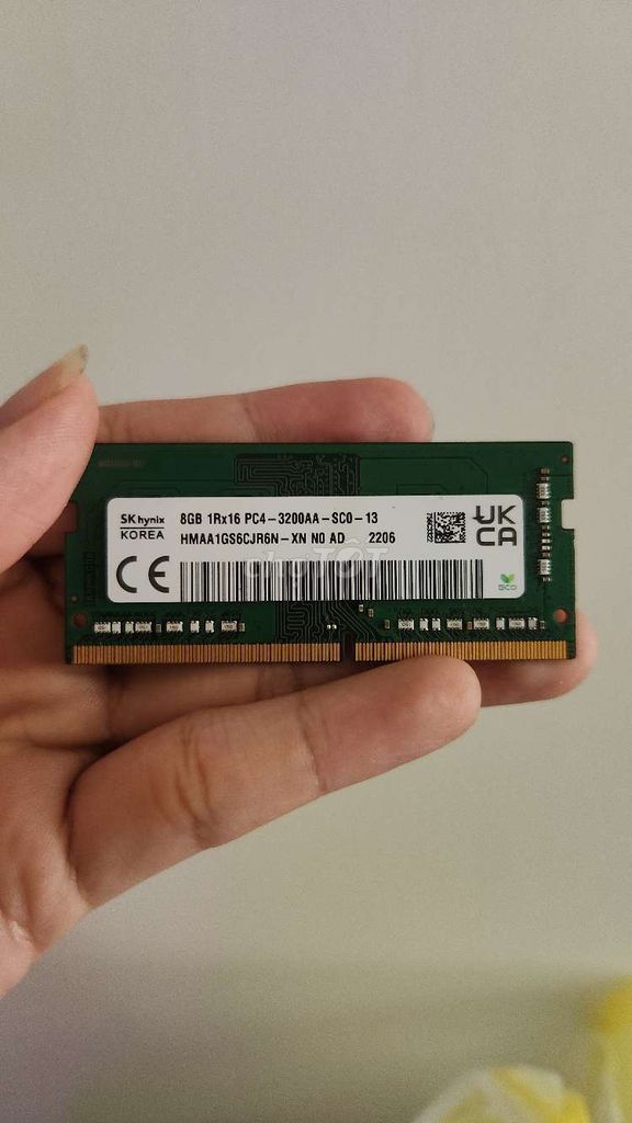 RAM SK Hynix DDR4 8GB 3200MHz. Mua bán Linh kiện (RAM, Card...) tại Quận Liên Chiểu Đà Nẵng được đăng bởi Hoàng Thịnh 81 hình 1