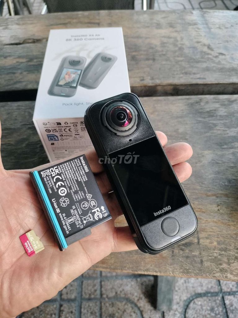 Insta360 X4 Air mới khui ( KO MẶC CẢ  ). Mua bán Máy ảnh, Máy quay tại Huyện Củ Chi Tp Hồ Chí Minh được đăng bởi KHẦY ACTION  hình 1