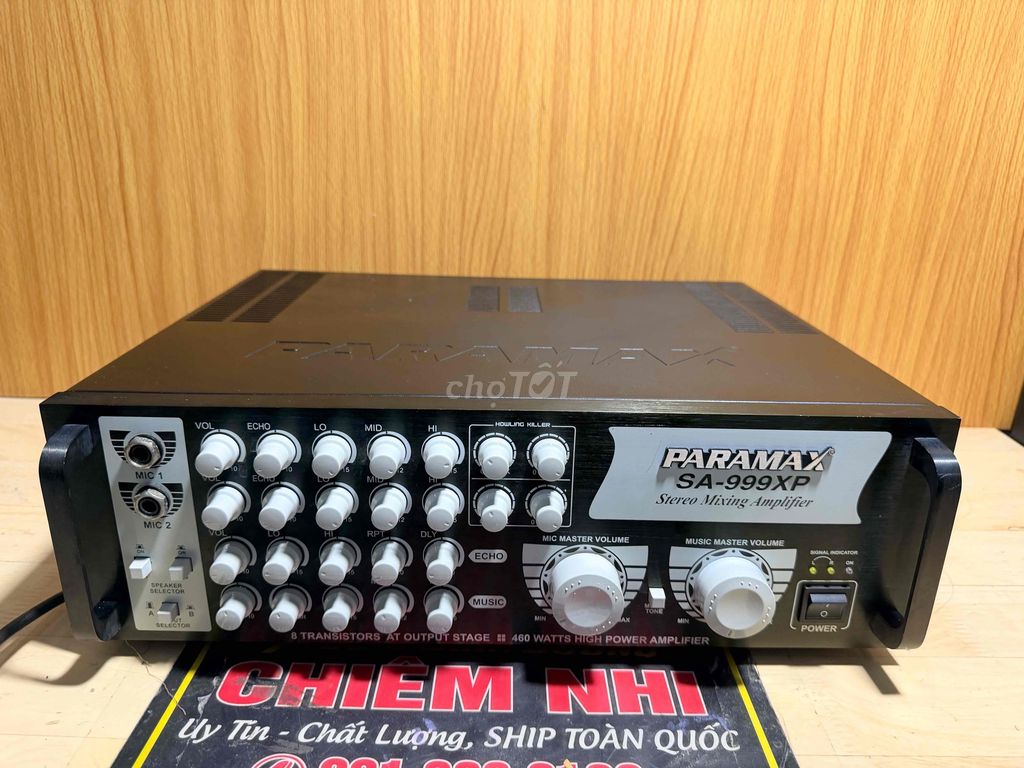 Ampli Paramax SA 999XP Karaoke Nguyên bản. Mua bán Tivi, Âm thanh tại Thành phố Thuận An Bình Dương được đăng bởi Chiêm Nhi Bình Dương hình 1