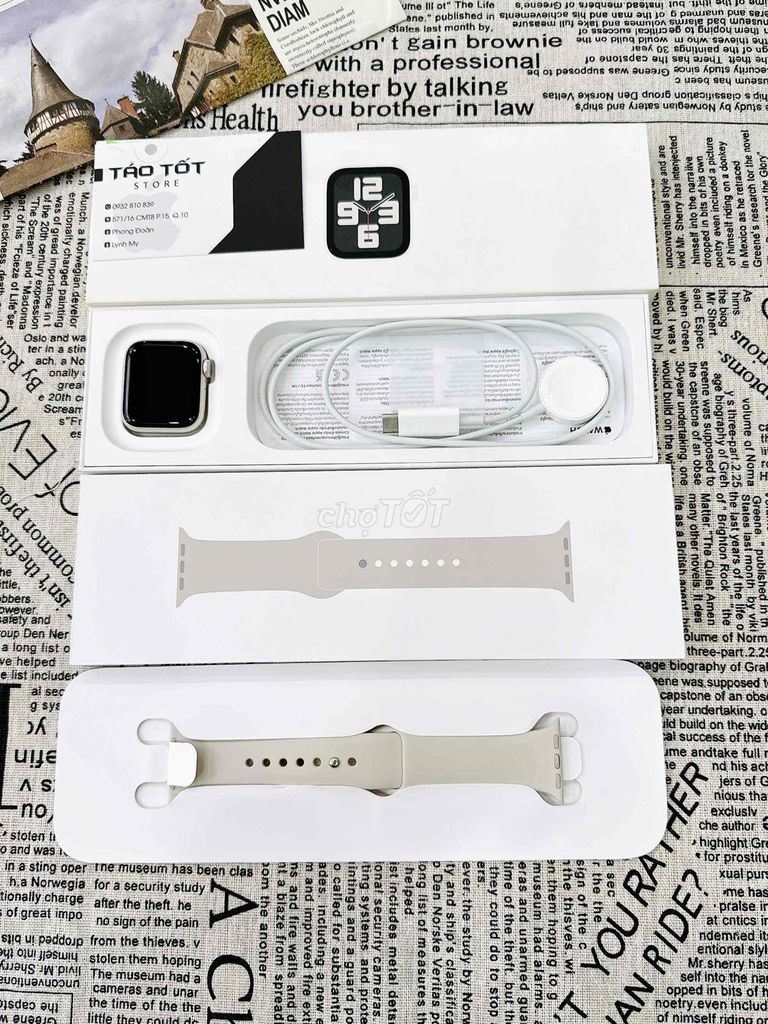 Apple wacth Se2023 40mm nhôm starlight fulbox vna