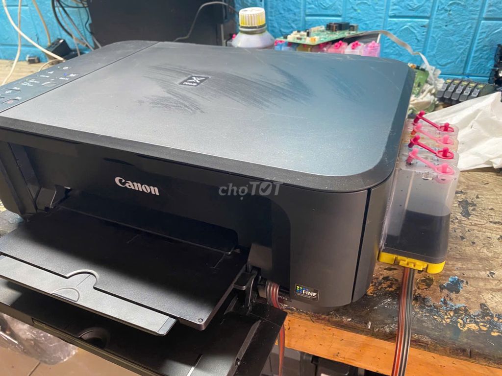 Máy in đa chức năng Canon E560 Wifi  Đen. Mua bán Đồ dùng văn phòng tại Quận Tân Phú Tp Hồ Chí Minh được đăng bởi Ngoisaosang hình 1