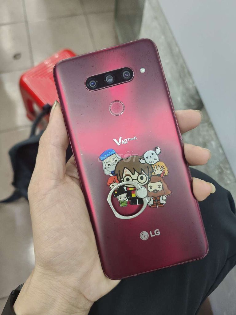 LG V40 ThinQ 128GB Đỏ chống cháy. Mua bán Điện thoại tại Quận Bắc Từ Liêm Hà Nội được đăng bởi Chip hình 1