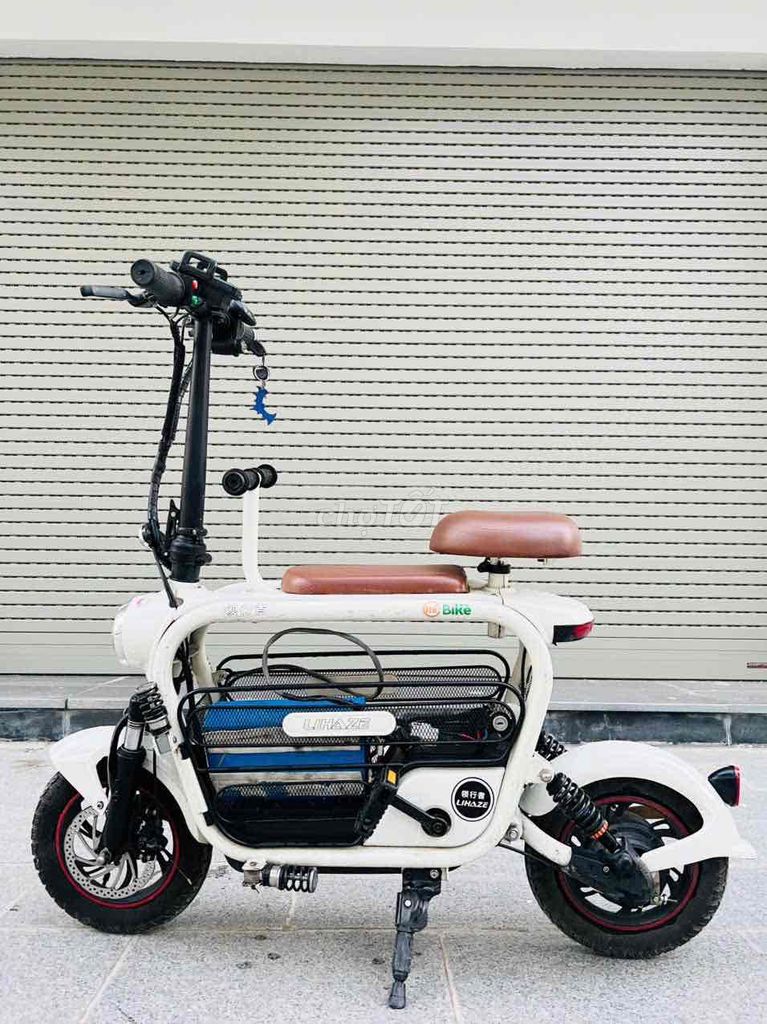 Xe đạp điện Lihaze Trắng Gấp gọn. Mua bán Xe điện tại Quận Nam Từ Liêm Hà Nội được đăng bởi Bùi Anh Dũng hình 15