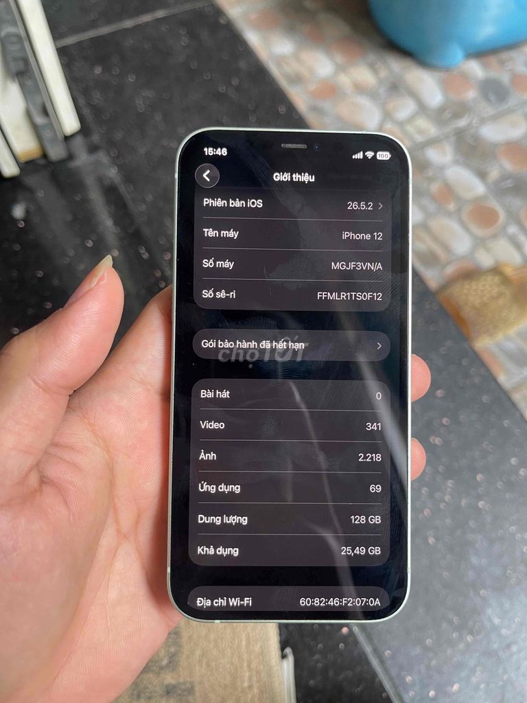 Apple iPhone 12 128GB Xanh lá. Mua bán Điện thoại tại Quận Thanh Khê Đà Nẵng được đăng bởi Dũng Nguyễn hình 1
