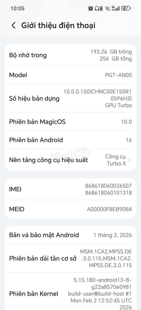 Honor Magic 5 256GB Đen. Mua bán Điện thoại tại Thành phố Thủ Đức Tp Hồ Chí Minh được đăng bởi Đô hình 1