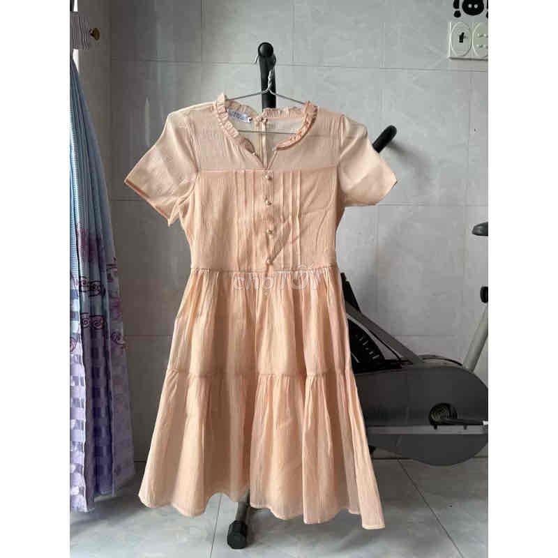Đầm nữ kem freesize. Mua bán Quần áo tại Thị xã Cai Lậy Tiền Giang được đăng bởi Khánh My hình 1