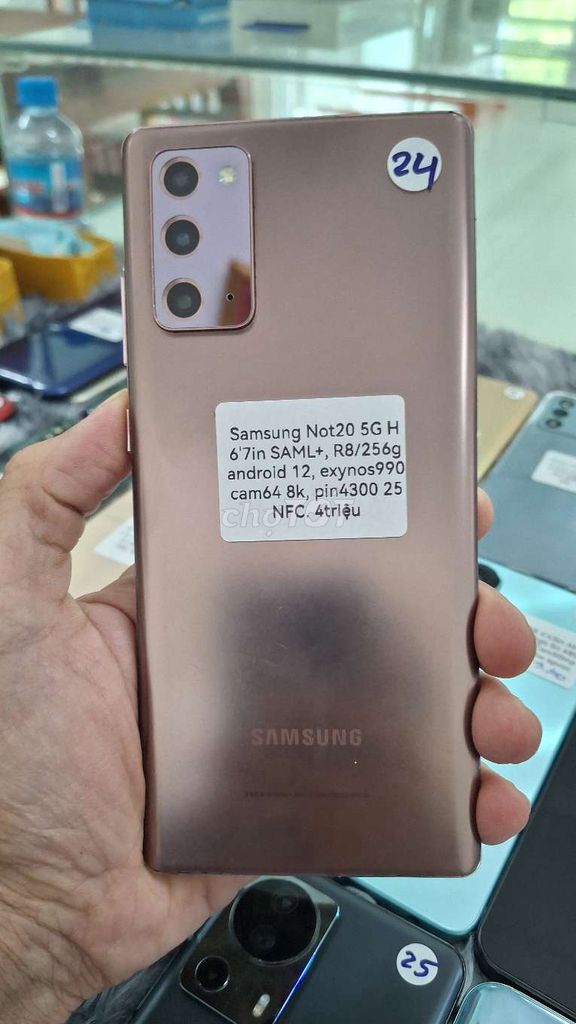 Samsung Galaxy Note20 5G 256GB Đồng. Mua bán Điện thoại tại Thành phố Thủ Dầu Một Bình Dương được đăng bởi TTMobileBD hình 1