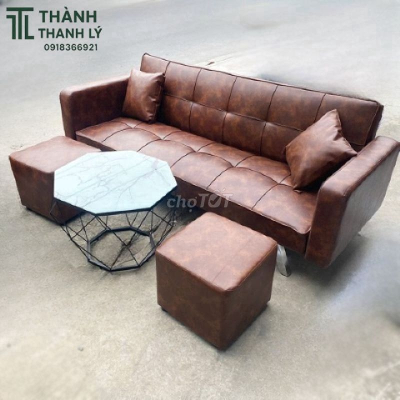Ghế Sofa Giường 1m8 Đẹp 99%. Mua bán Giường, chăn ga gối nệm tại Quận Bình Thạnh Tp Hồ Chí Minh được đăng bởi Thành Thanh Lý  hình 1