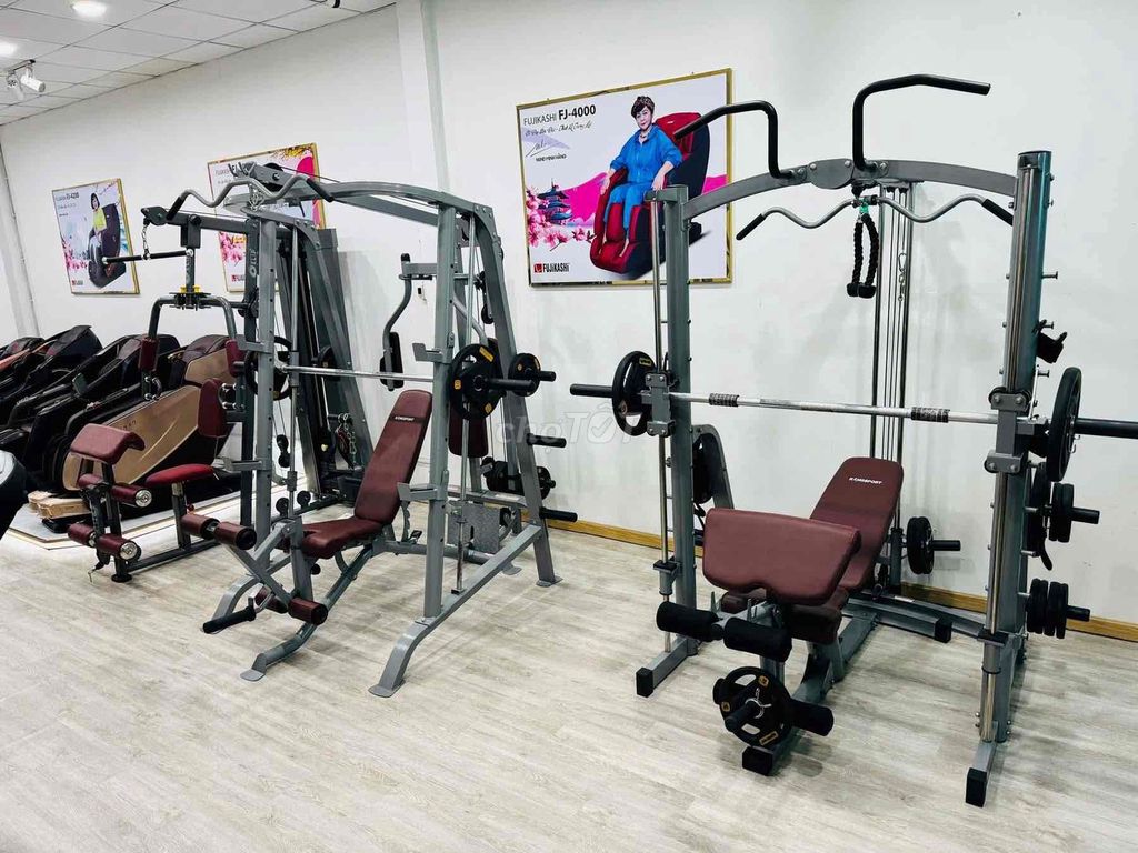Giàn tạ BK1999Pro Thép, cao su 50kg