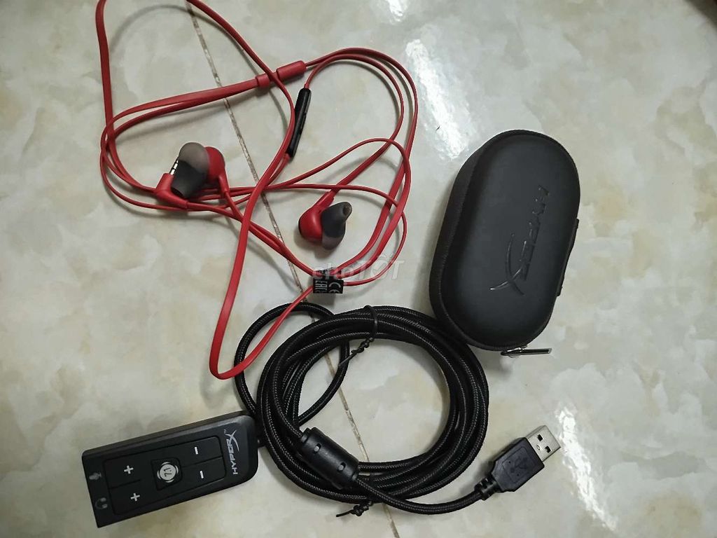 Tai nghe HyperX Đỏ Đen 98%. Mua bán Tivi, Âm thanh tại Huyện Bình Chánh Tp Hồ Chí Minh được đăng bởi Blu Vũ hình 1