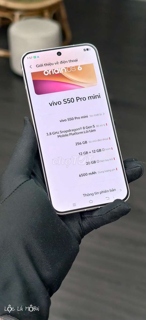 Vivo S50 Pro mini 256GB Trắng. Mua bán Điện thoại tại Thành phố Đà Lạt Lâm Đồng được đăng bởi Lộc Lá Mô Bai hình 1