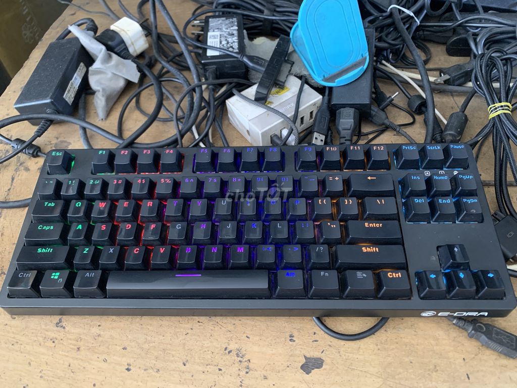 Bàn phím cơ chơi game E-DRA EK387-TKL Blue Swich