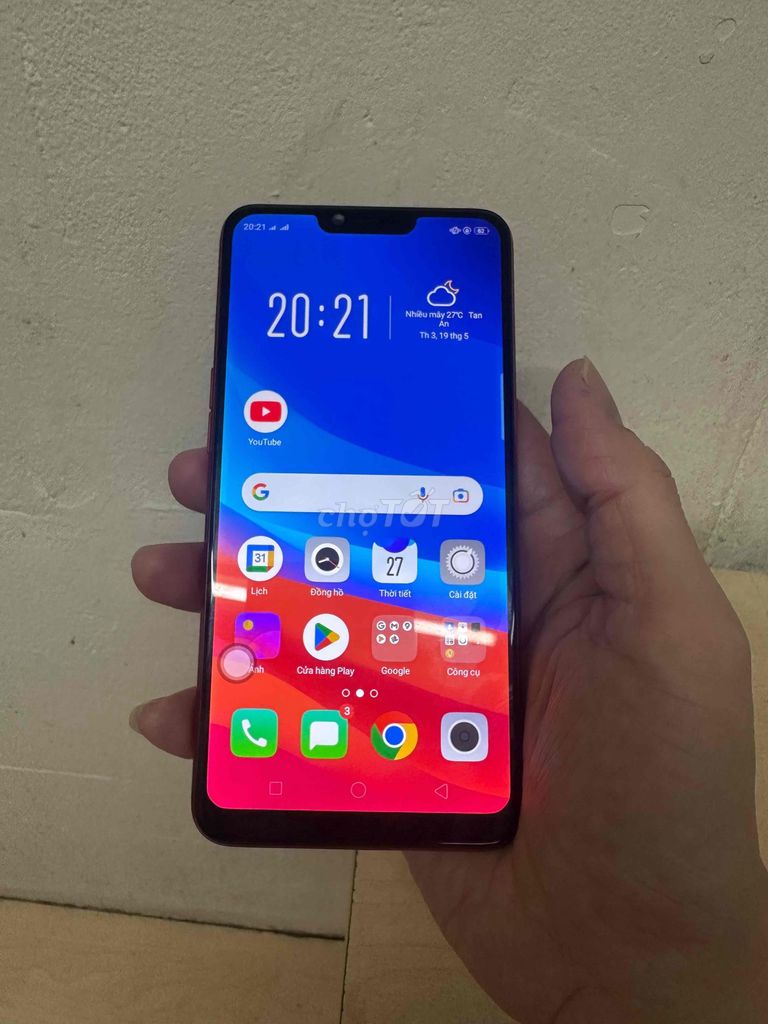 Oppo A3S 2GB/16GB Đỏ. Mua bán Điện thoại tại Thành phố Tân An Long An được đăng bởi Lê Dương hình 1