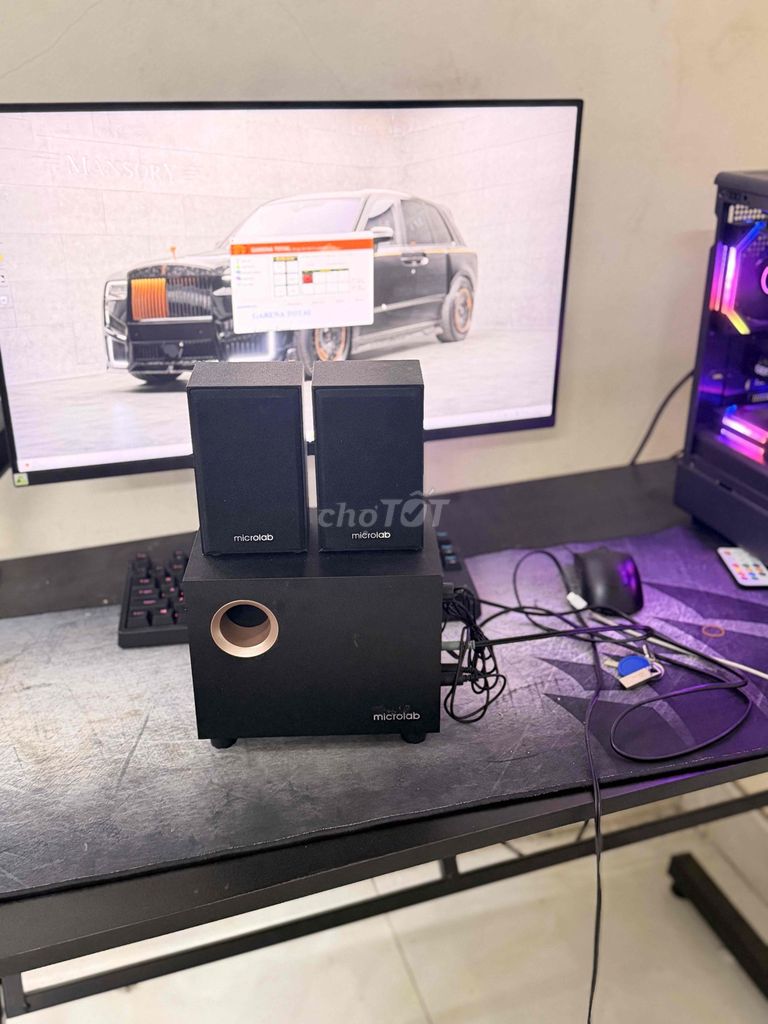 Loa vi tính Microlab Đen còn khá mới. Mua bán Tivi, Âm thanh tại Thị xã Từ Sơn Bắc Ninh được đăng bởi Bangbang hình 1