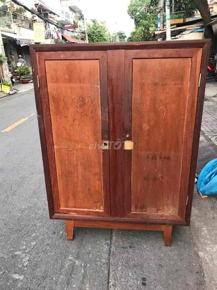 Tủ quần áo Gỗ Nâu 1m4x1m1x50. Mua bán Tủ, kệ gia đình tại Quận Tân Phú Tp Hồ Chí Minh được đăng bởi Hong loan hình 1