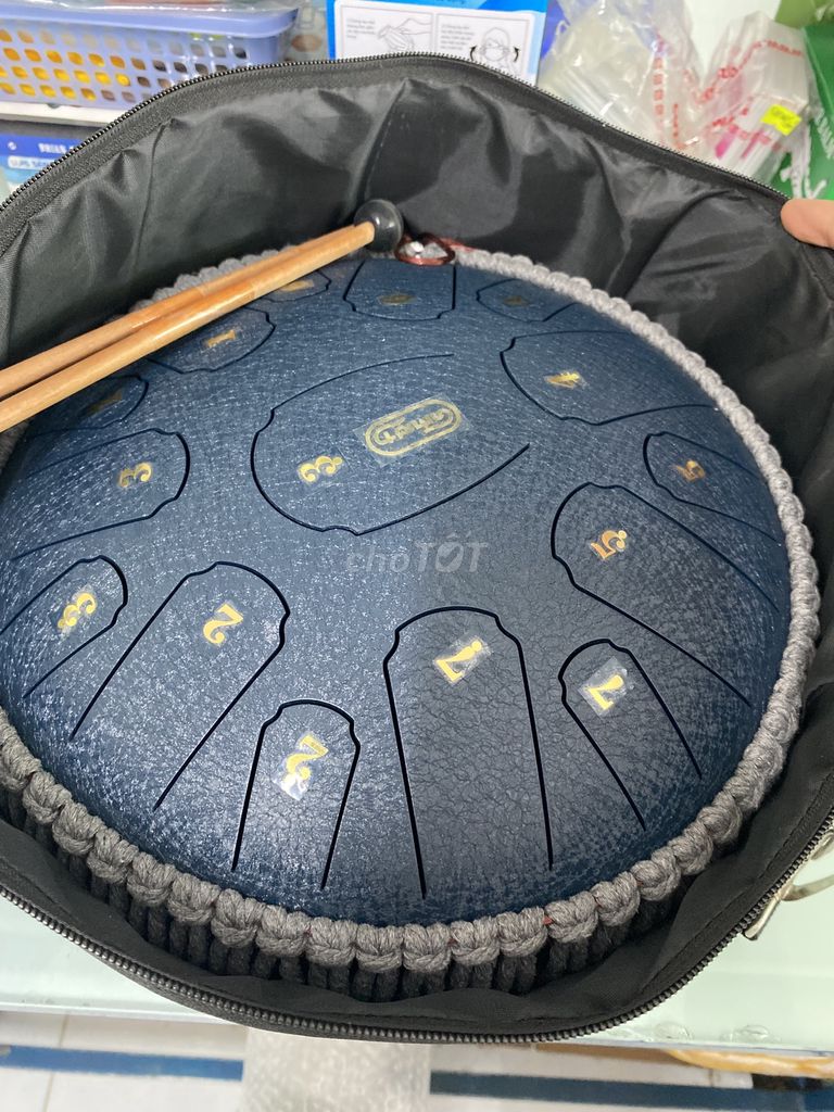 Nhạc cụ Tan drum Xanh đậm Như mới. Mua bán Nhạc cụ tại Huyện Núi Thành Quảng Nam được đăng bởi Mai thanh hải hình 1