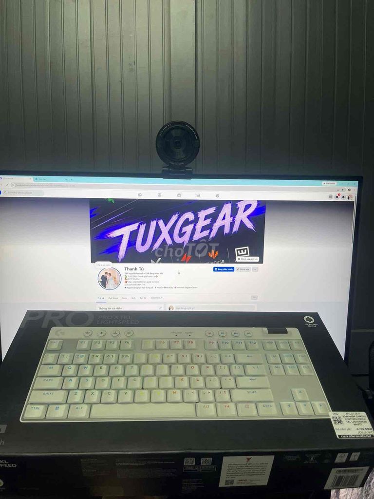 Bàn phím cơ Logitech G PRO X TKL Trắng LIGHTSPEED. Mua bán Phụ kiện (Màn hình, Chuột...) tại Huyện Bình Chánh Tp Hồ Chí Minh được đăng bởi Thanh Tú hình 1