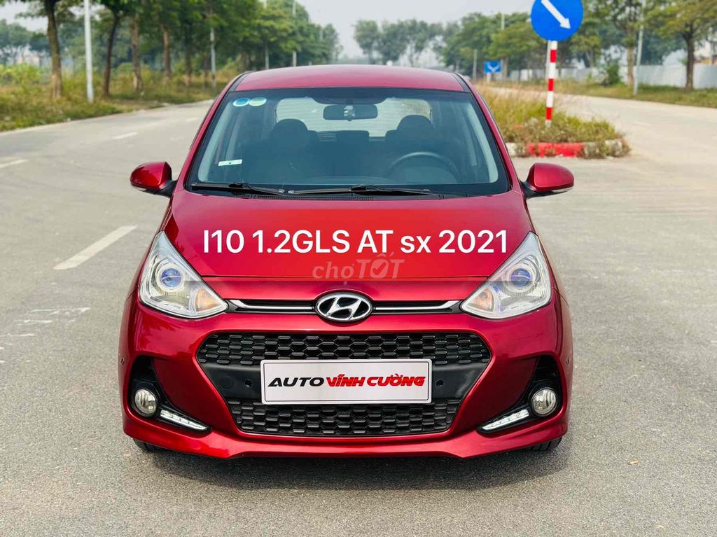 Hyundai Grand i10 2021 1.2 GLS AT Đỏ. Mua bán Ô tô tại Huyện Sóc Sơn Hà Nội được đăng bởi AUTO VĨNH CƯỜNG hình 1
