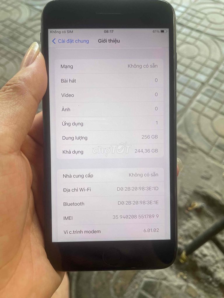 iPhone 8 Plus 256GB Đen. Mua bán Điện thoại tại Quận Liên Chiểu Đà Nẵng được đăng bởi Hữu toàn  hình 1