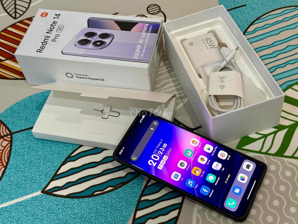 Redmi Note 14 Pro 5G 256Gb Đen. Mua bán Điện thoại tại Quận 10 Tp Hồ Chí Minh được đăng bởi HuyCa hình 1
