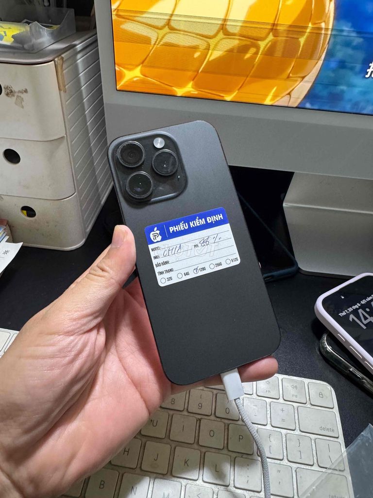 Apple iPhone 15 Pro 256GB Đen 99%. Mua bán Điện thoại tại Quận Bình Thạnh Tp Hồ Chí Minh được đăng bởi Phát Tài Mobile  hình 1