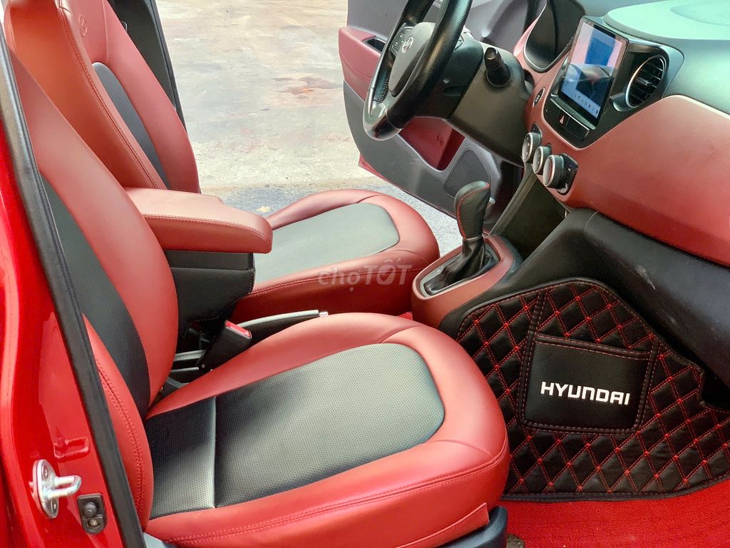 Hyundai i10 1.2 AT màu đỏ cực nét. Mua bán Ô tô tại Huyện Thạch Thất Hà Nội được đăng bởi Nguyễn Cao lâm  hình 3