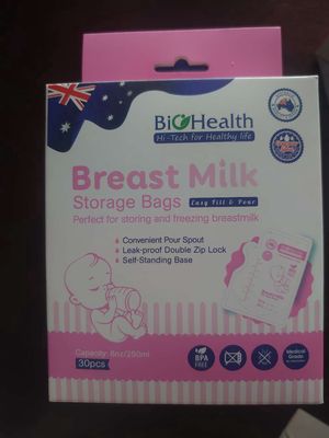 Hộp 30 Túi trữ sữa Biohealth 250ml
