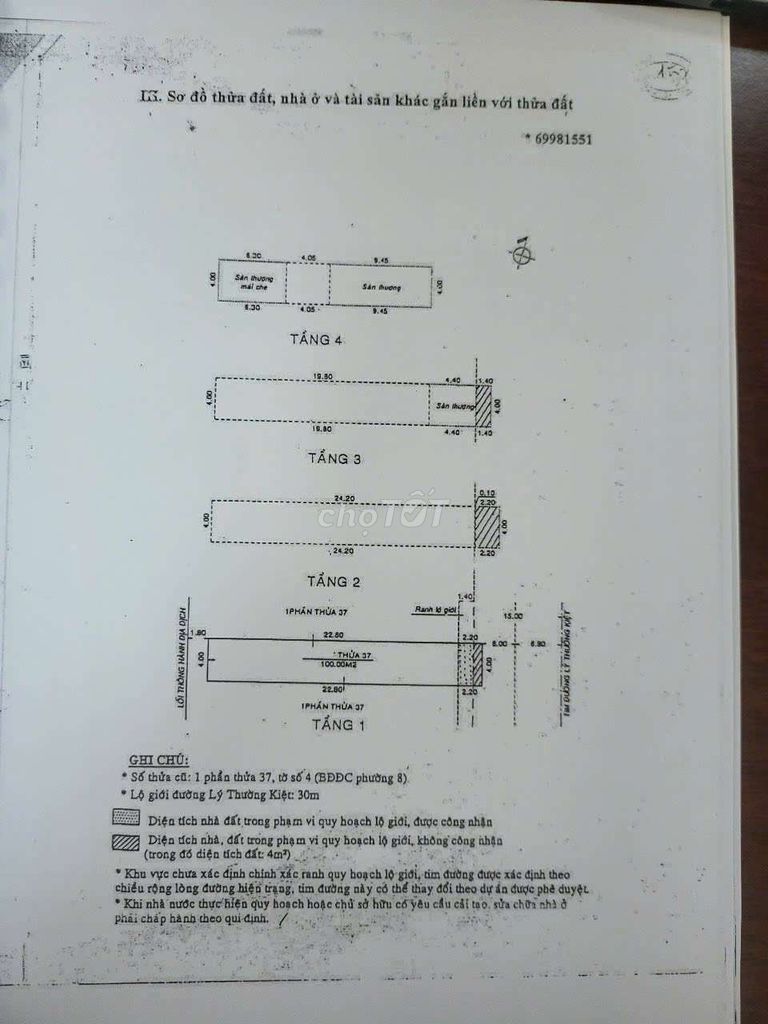 Mặt tiền ngang 8x24m số 521-521A Lý Thường Kiệt,P8,Tân Bình