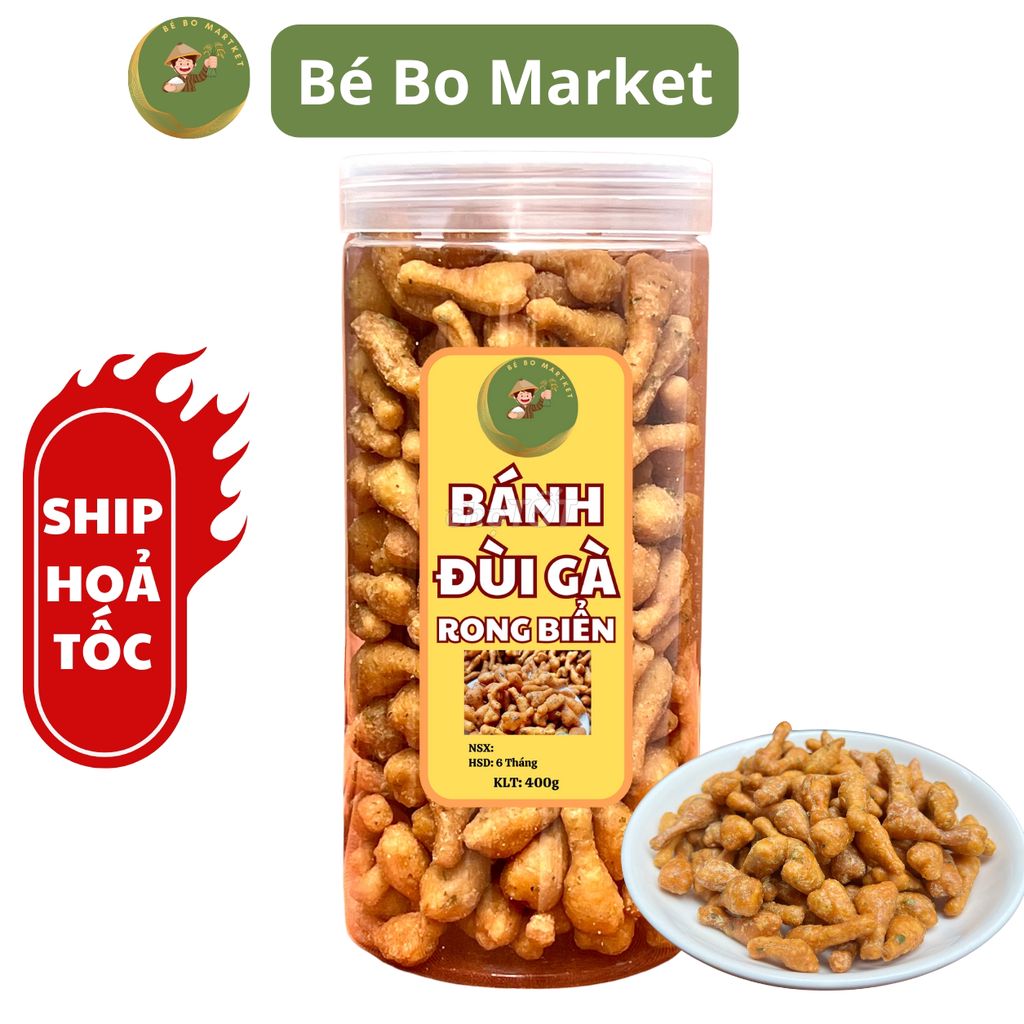 Đùi Gà Rong Biển, Đùi Gà Phô Mai, Snack Đùi Gà