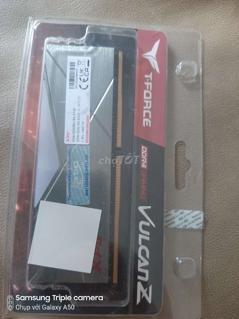 RAM XPG  8GB DDR4 3200 BH 06/07/2028. Mua bán Linh kiện (RAM, Card...) tại Thành phố Dĩ An Bình Dương được đăng bởi ABC Store hình 1