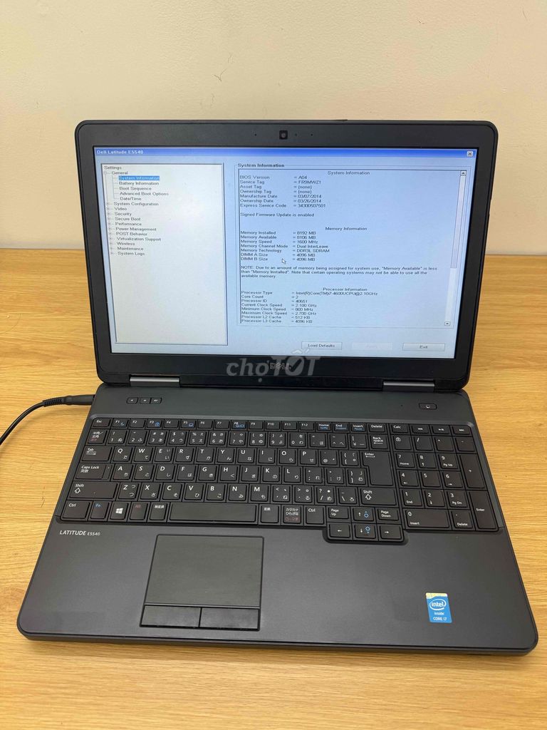 Dell Latitude E5540 i7-4600U. Mua bán Laptop tại Quận Gò Vấp Tp Hồ Chí Minh được đăng bởi Lappy Store hình 1