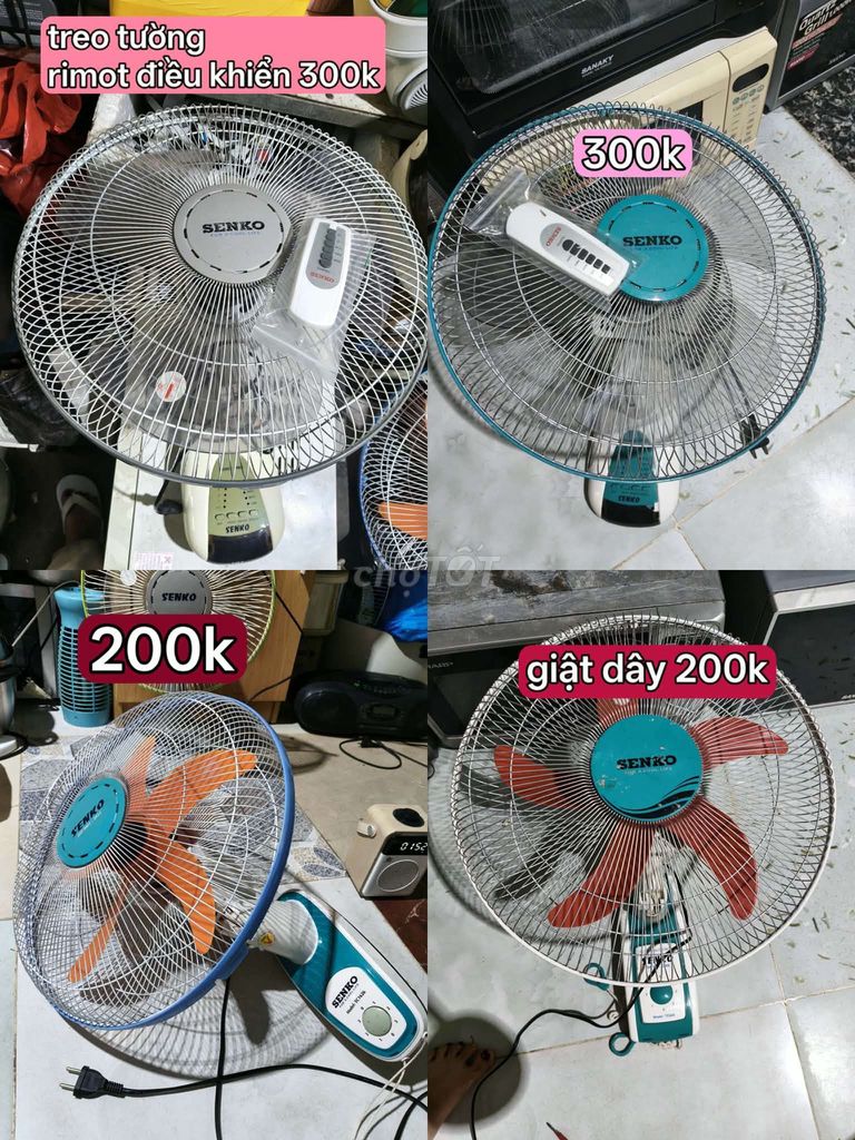 Senko Quạt treo tường Trắng xanh Điều khiển từ xa. Mua bán Quạt tại Thành phố Vũng Tàu Bà Rịa - Vũng Tàu được đăng bởi thu hiền hình 1