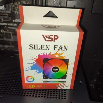 Fan tản nhiệt VSP 8cm SILEN FAN LED 3 pin + Molex