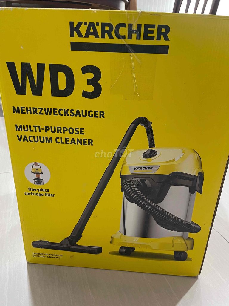 Máy hút bụi Karcher WD3 Vàng đen. Mua bán Nội thất, đồ gia dụng khác tại Quận Cẩm Lệ Đà Nẵng được đăng bởi Trần Thị Vui  hình 1